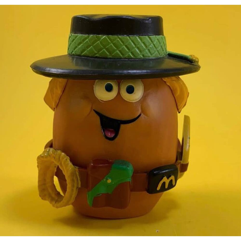 Vintage 80’s McDonald’s McNugget Buddies Indiana Jones Figure McDonalds Toy